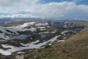 Looking West from atop Beartooth Pass